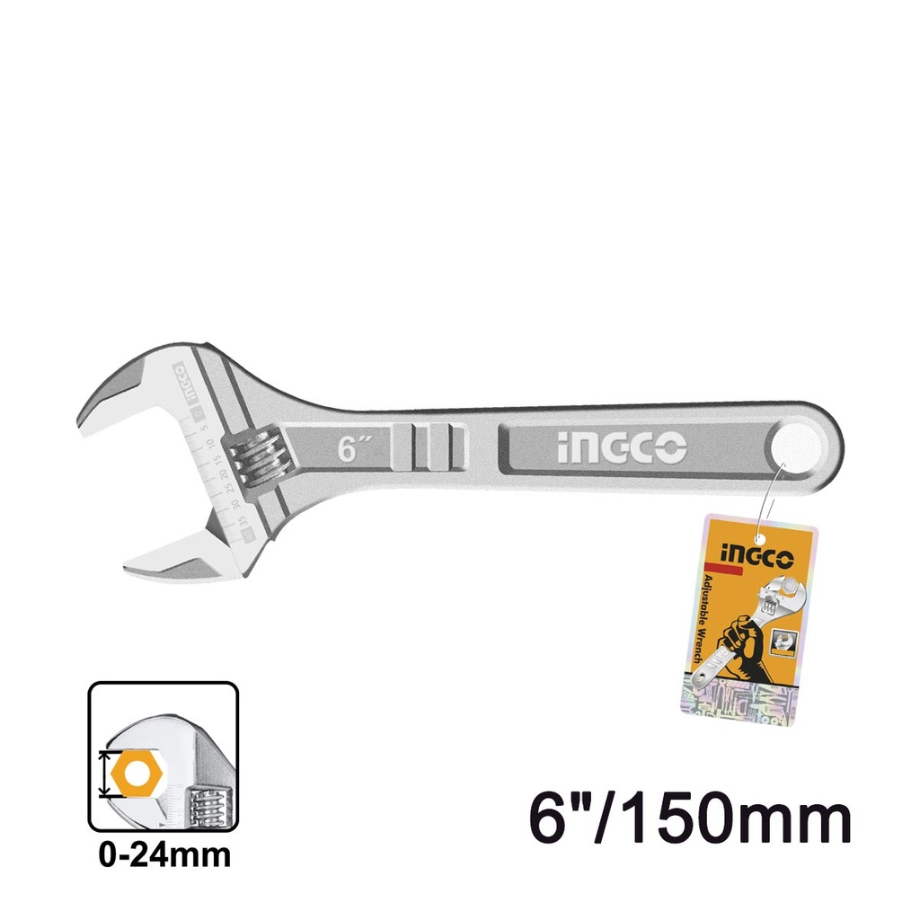 [HADW131062] INGCO CLE A MOLETTE 150MM AU MAROC [HADW131062]