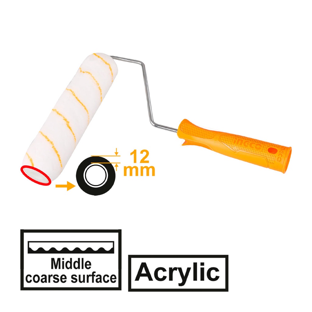 [HRHT282302] Brosse cylindrique de 9 pouces (paroi intérieure) acrylique HRHT282302 AU MAROC