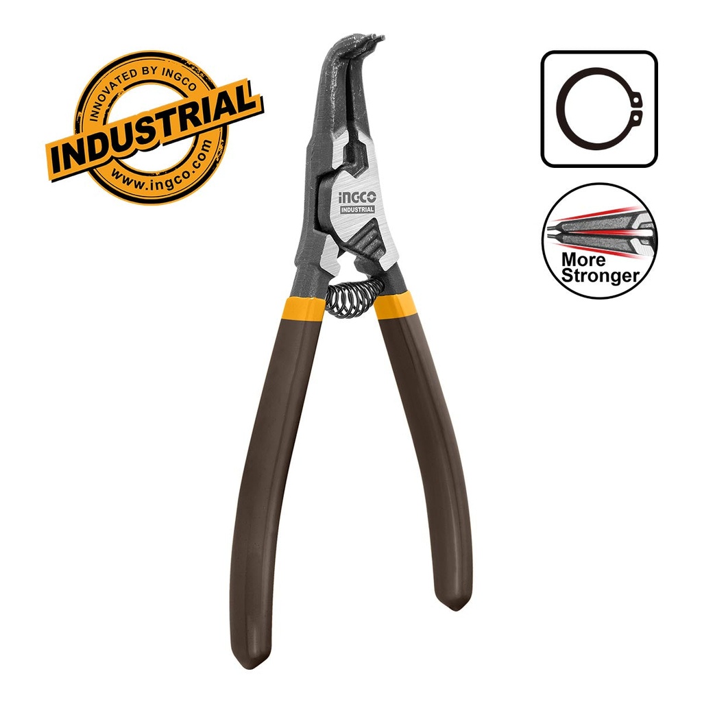 INGCO PINCE CIRCLIPS EXTERIEUR A TETE COURBEE 180MM AU MAROC [HCCP261802]