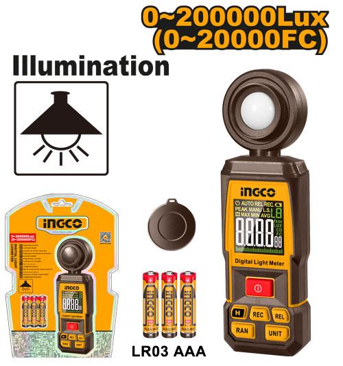[HETLU031] INGCO LUXMÈTRE NUMÉRIQUE AU MAROC [HETLU031]