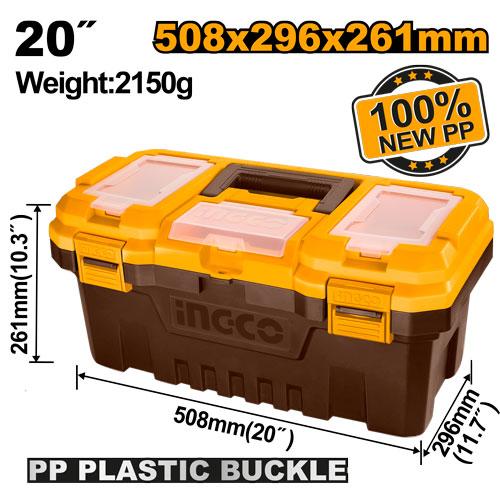 [PBX2001] INGCO BOITE A OUTILS EN PLASTIQUE PVC 20" AU MAROC [PBX2001]