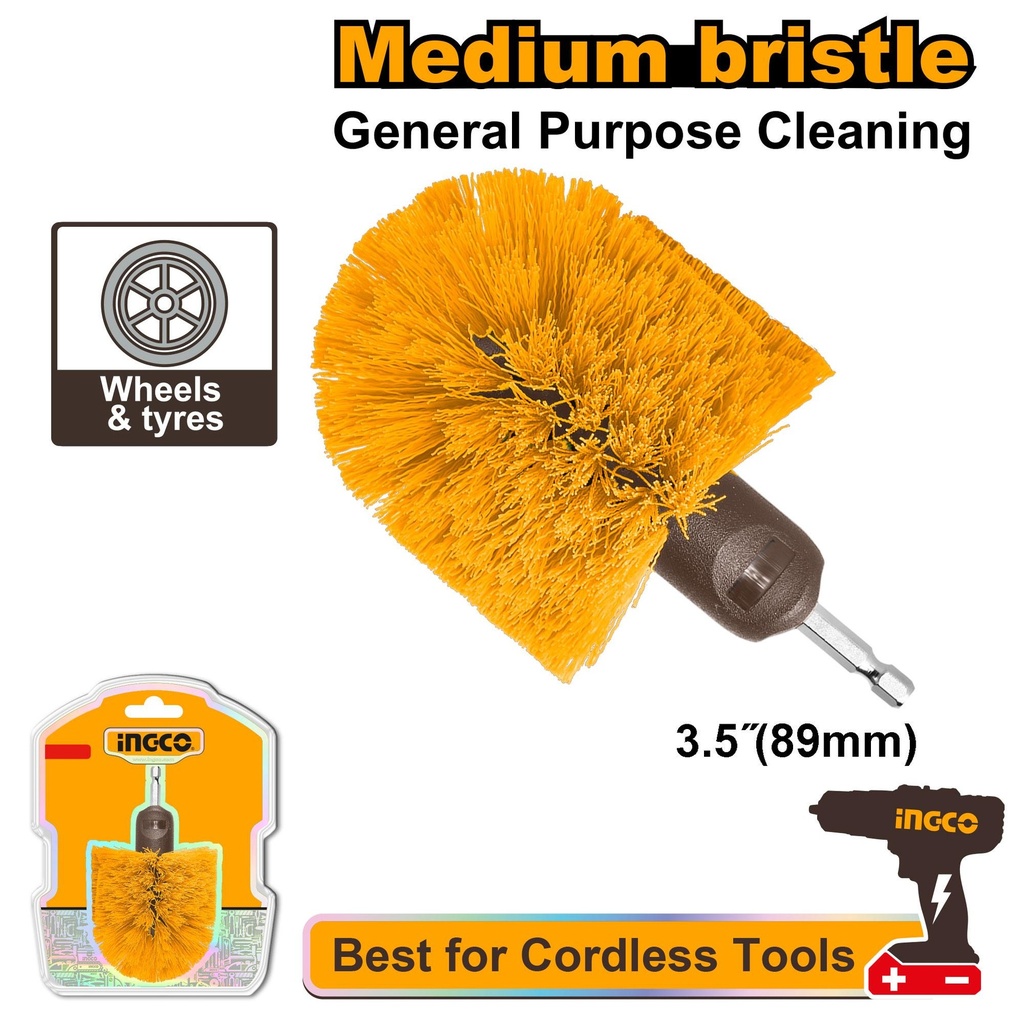 INGCO BROSSE DE NETTOYAGE 360° POUR VISSEUSE A POILS SOU AU MAROC [WCBM1360]