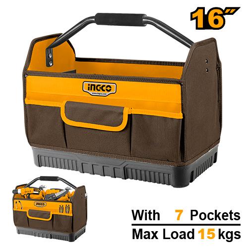 [HTBGL04] INGCO SAC A OUTILS RIGIDE 16"" POIGNEE METAL AU MAROC [HTBGL04]