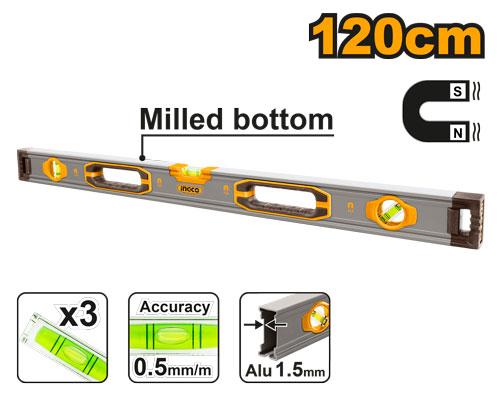 [HSL38120M] INGCO NIVEAU A BULLE MAGNETIQUE 120CM AU MAROC [HSL38120M]