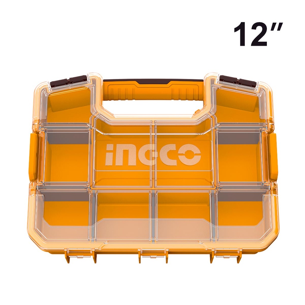 INGCO BOITE DE RANGEMENT PLASTIQUE 12" NR AU MAROC [PBX1211]