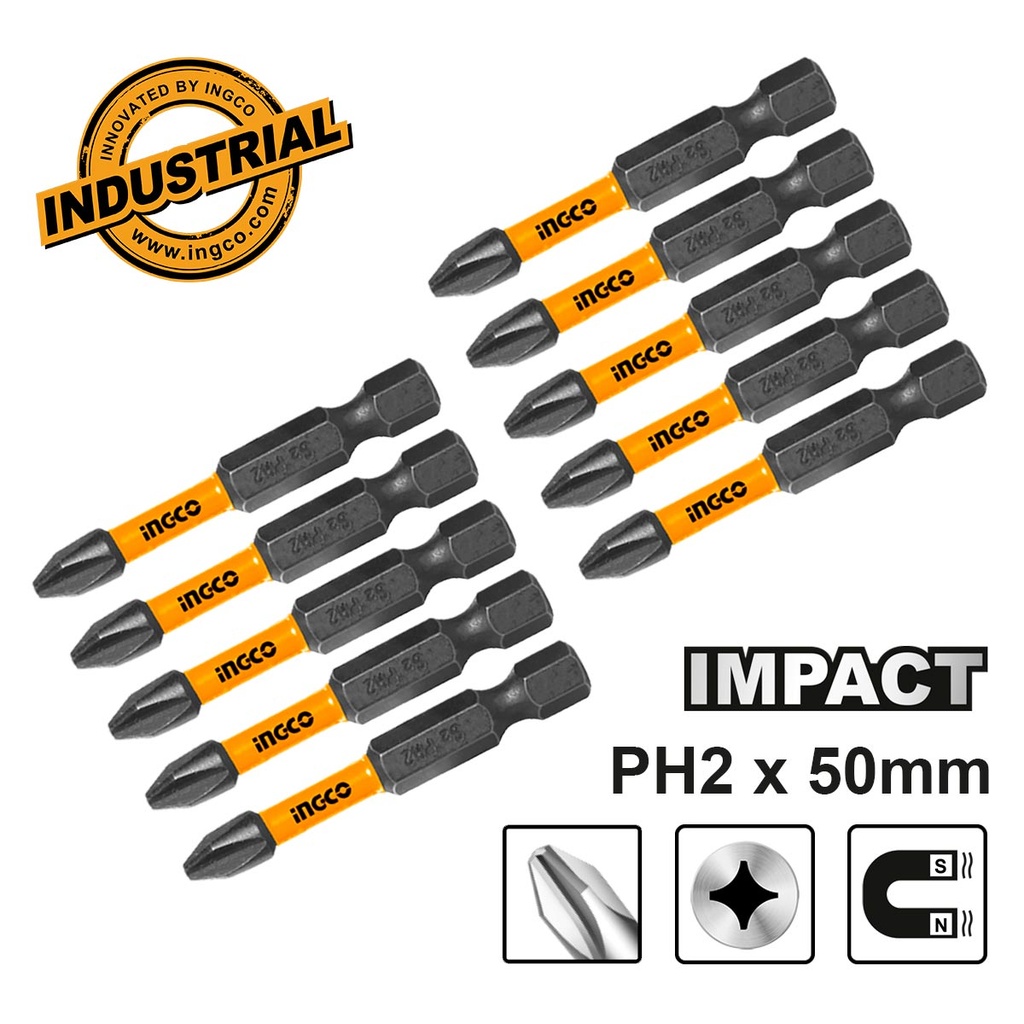 [SDBIM11PH223] INGCO SET DE 10 EMBOUTS PH2 AU MAROC [SDBIM11PH223]