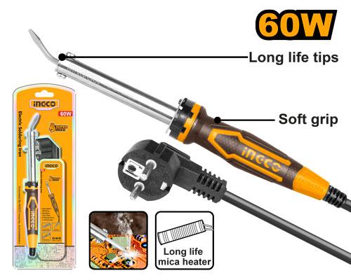 [SI0368] INGCO FER A SOUDER ELECTRIQUE A TETE COURBEE 60W AU MAROC [SI0368]