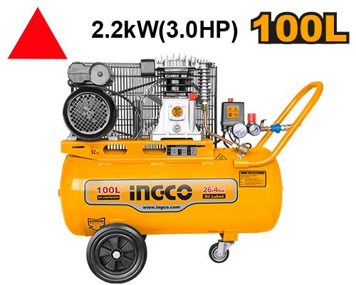 [AC301008] INGCO COMPRESSEUR 100L 220-240V~50HZ POWER: 2.2 KW AU MAROC [AC301008]