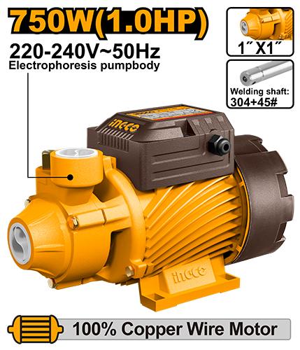 INGCO POMPE A EAU 750W 1HP AU MAROC [VPM75068]